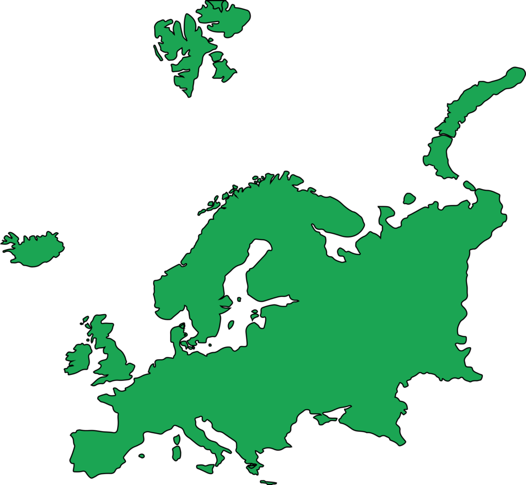 Karte von Europa